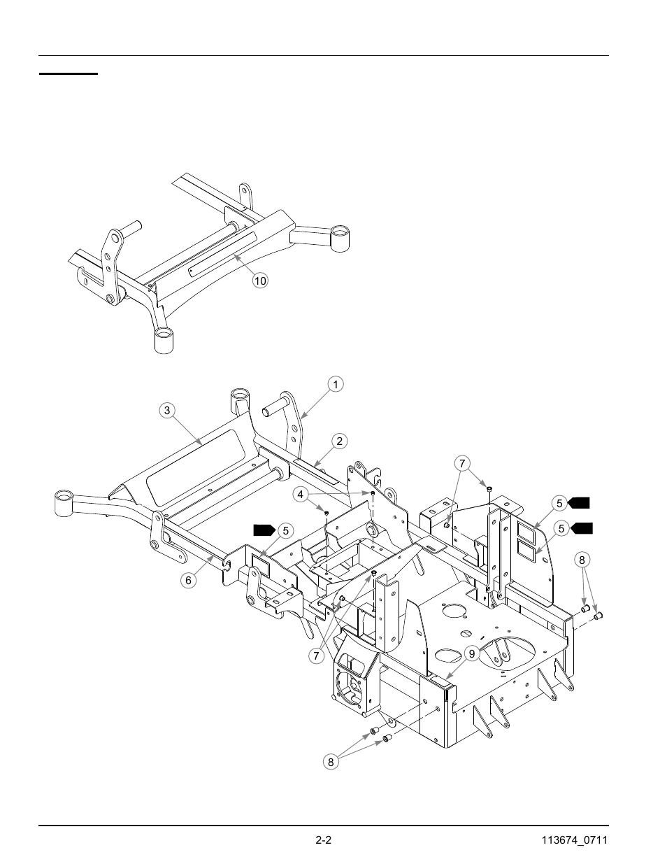 Frame, Frame -2 | Hustler Turf Automobile Accessories User Manual | Page 8 / 124