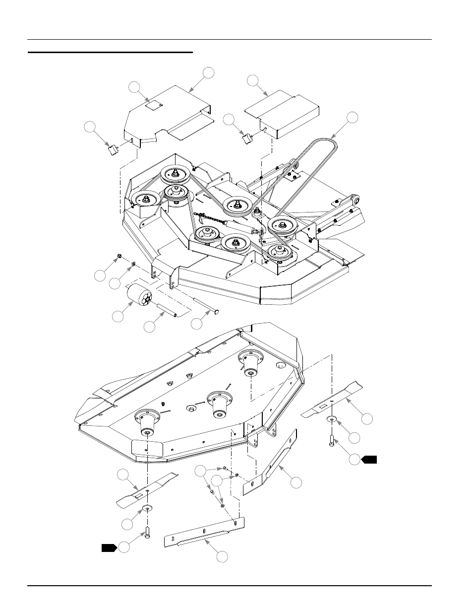 54" rd deck, 54" rear discharge deck -26, 54" rear discharge deck | Hustler Turf Automobile Accessories User Manual | Page 90 / 124