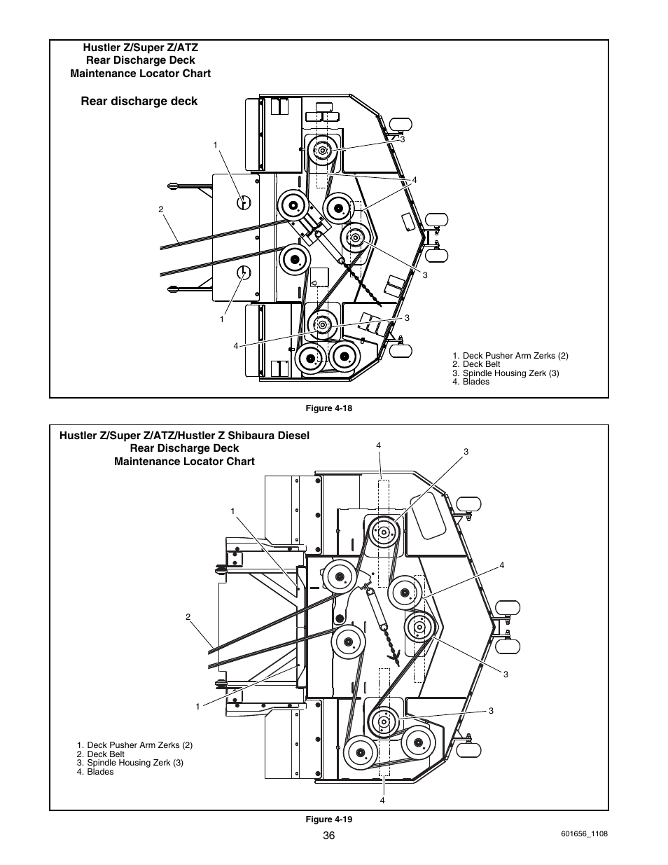 Rear discharge deck | Hustler Turf 927558 User Manual | Page 37 / 45