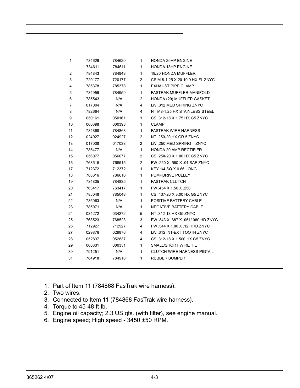 Honda 18 & 20 hp engine installation | Hustler Turf Lawn Mower User Manual | Page 25 / 99