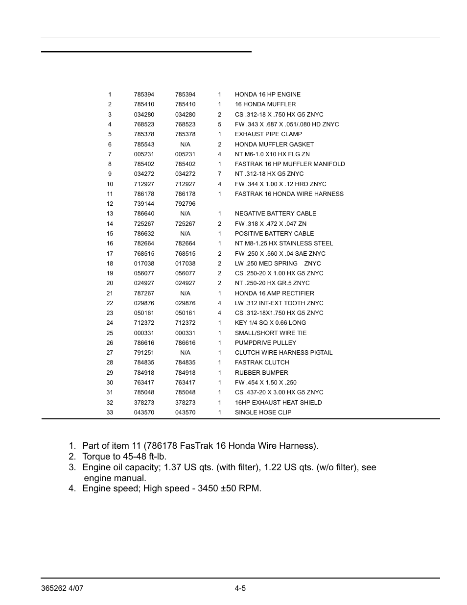 Honda 16 hp engine installation | Hustler Turf Lawn Mower User Manual | Page 27 / 99