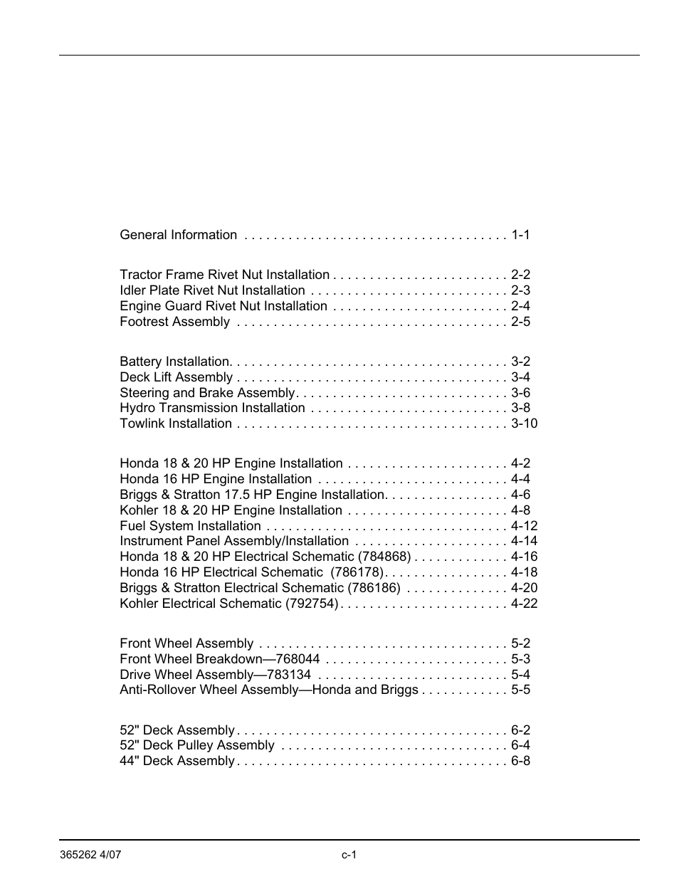 Hustler Turf Lawn Mower User Manual | Page 3 / 99