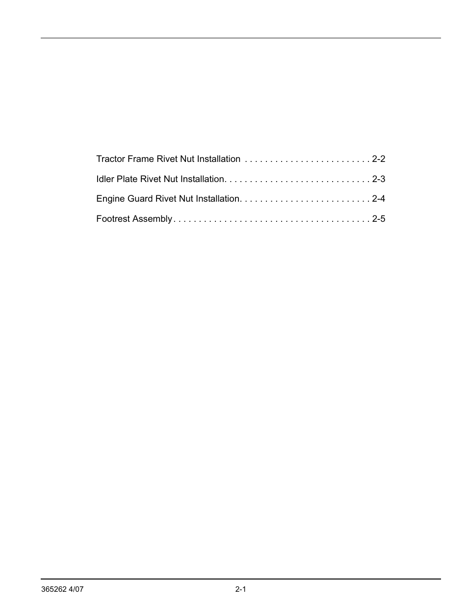 Chapter 2 contents | Hustler Turf Lawn Mower User Manual | Page 7 / 99