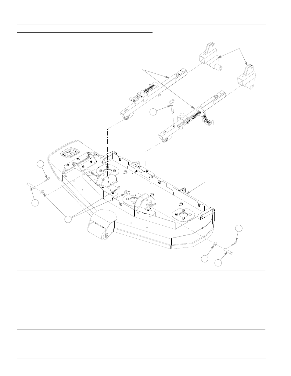 Carrier arm assembly—60" deck, Carrier arm assembly—60" deck -14, Deck assembly | Hustler Turf 928721 User Manual | Page 20 / 38