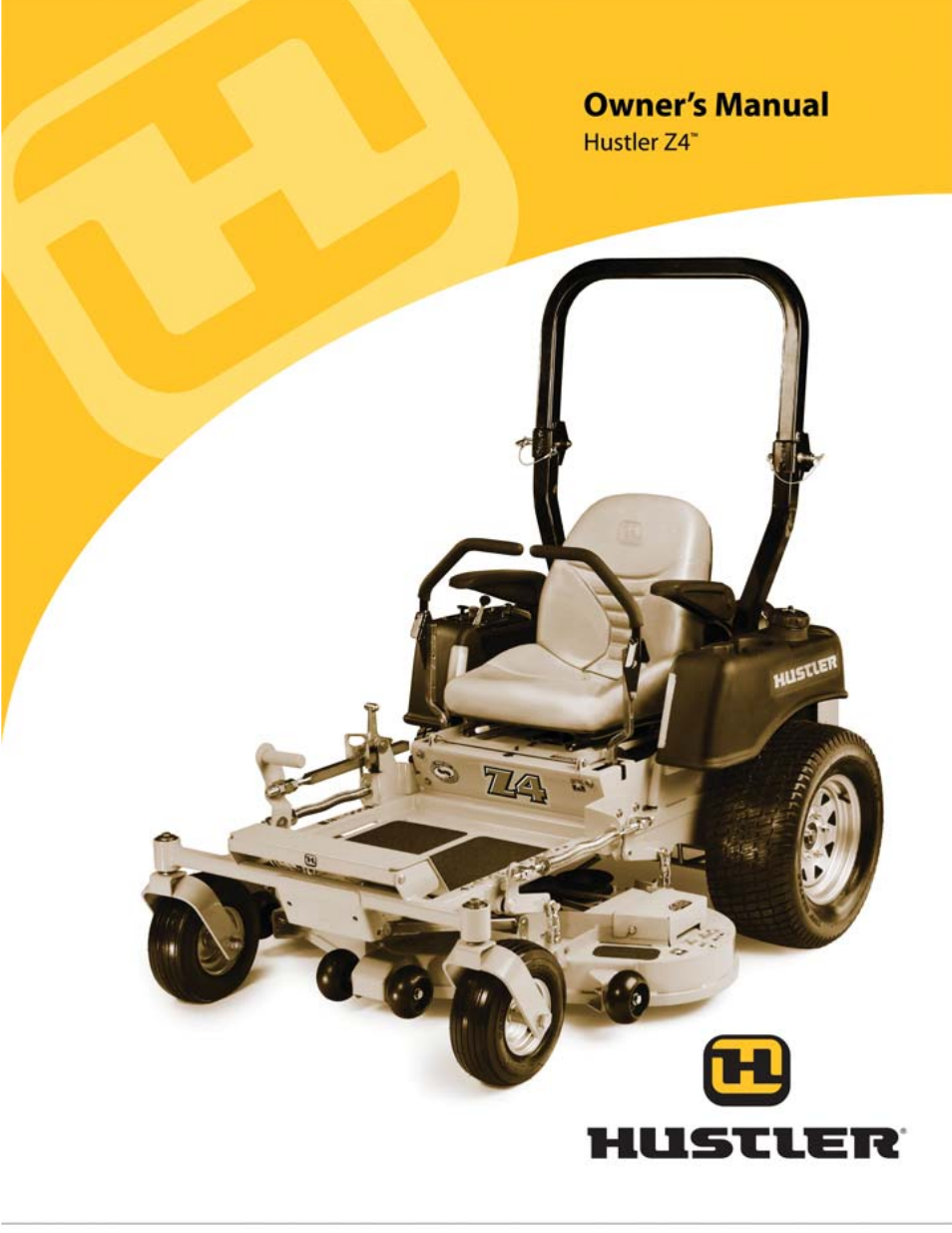 Hustler Turf Z4 User Manual | 38 pages