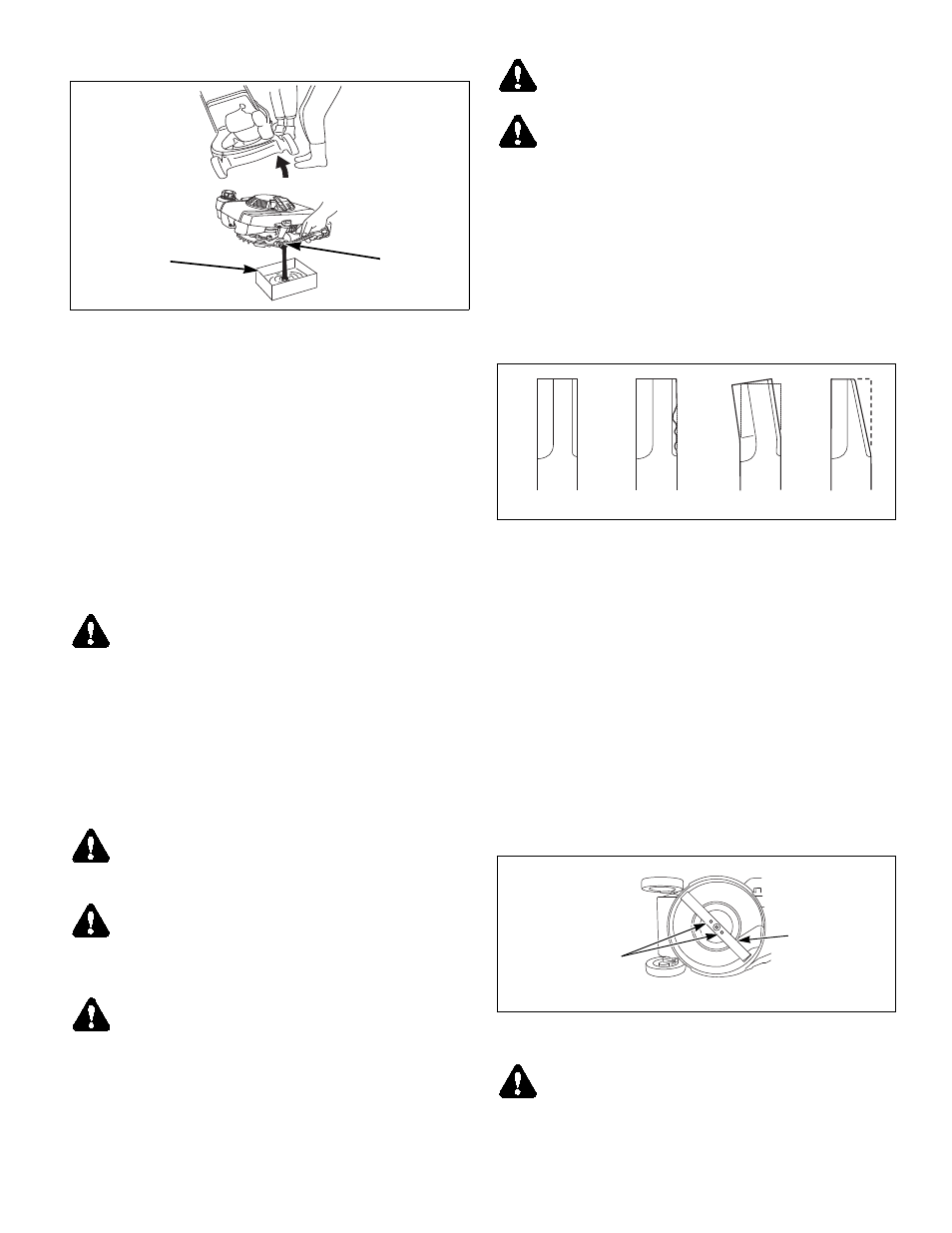Engine air filter, General engine maintenance, Mower blade maintenance | Hustler Turf M1 User Manual | Page 25 / 56