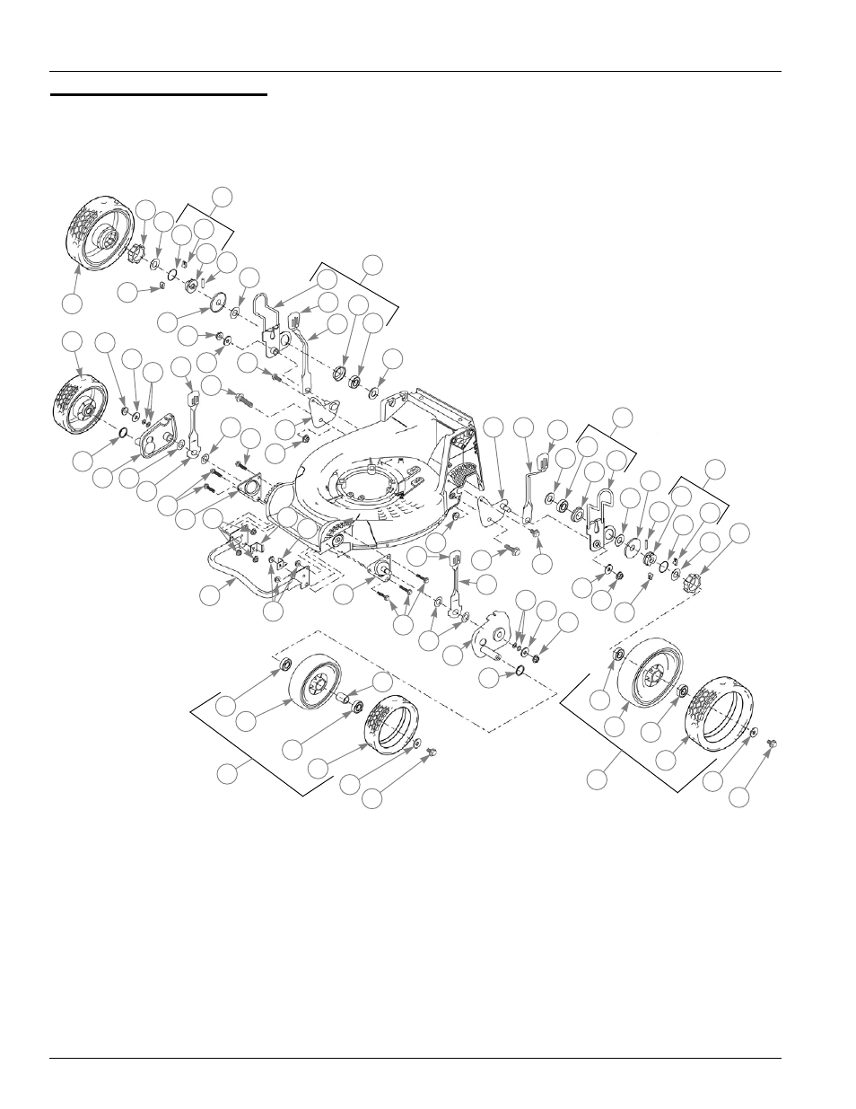 Wheel breakdown, Wheel breakdown -6 | Hustler Turf M1 User Manual | Page 36 / 56