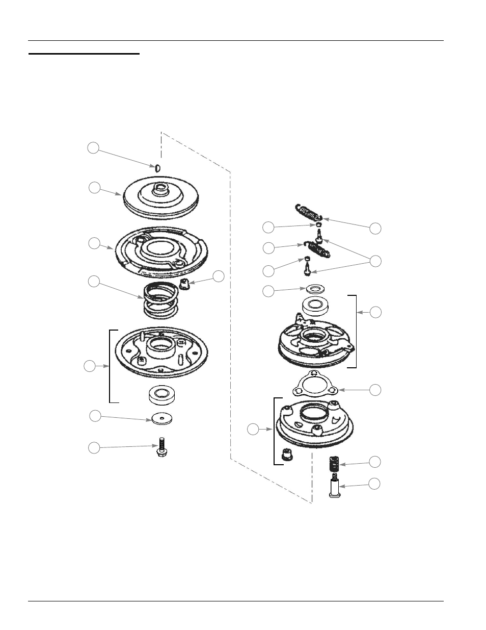 Brake assembly, Brake assembly -8 | Hustler Turf M1 User Manual | Page 38 / 56
