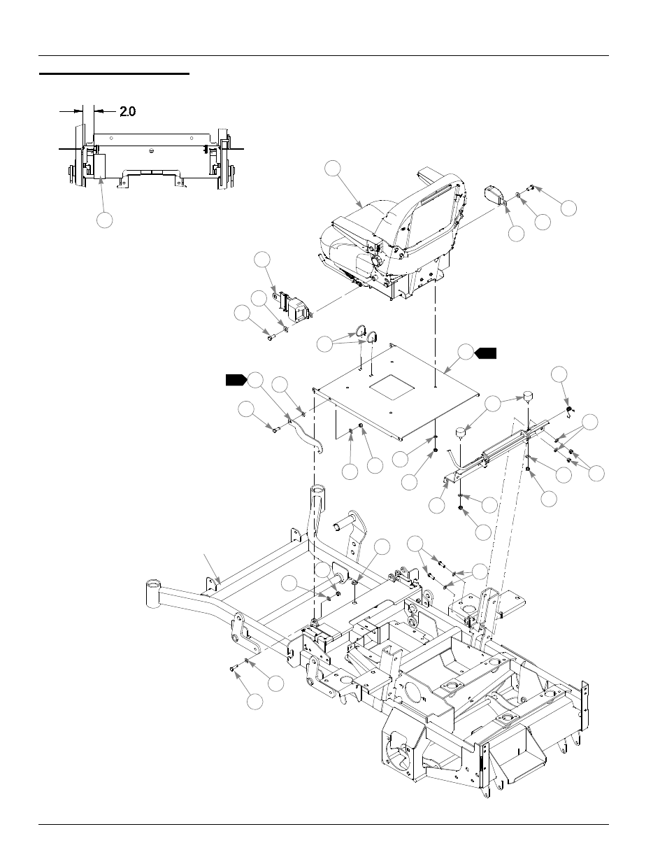 Seat installation, Seat installation -4 | Hustler Turf Diesel Z User Manual | Page 100 / 156