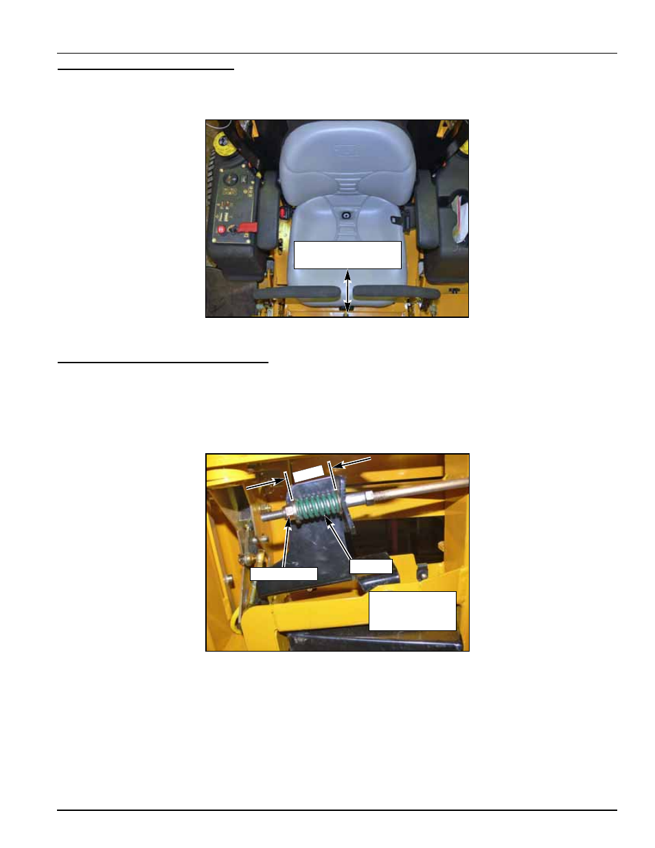 Control lever adjustment -33, Park brake spring adjustment -33, Control lever adjustment | Park brake spring adjustment | Hustler Turf Diesel Z User Manual | Page 147 / 156