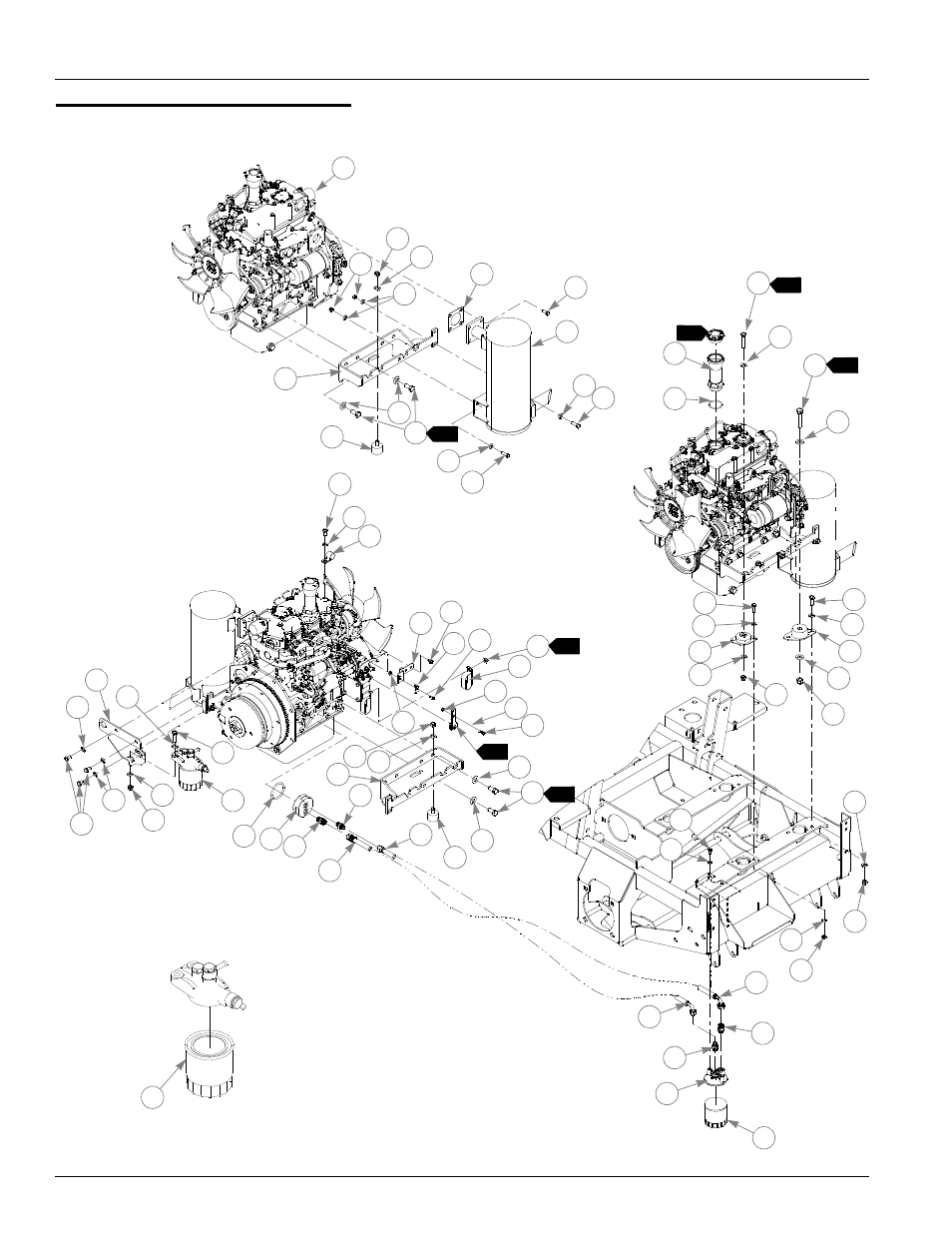 Engine sub-assembly, Engine sub-assembly -2 | Hustler Turf Diesel Z User Manual | Page 30 / 156