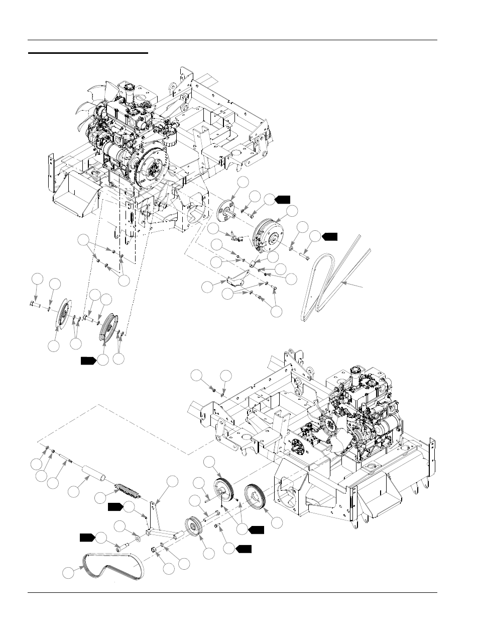 Belt drive system, Belt drive system -6 | Hustler Turf Diesel Z User Manual | Page 34 / 156