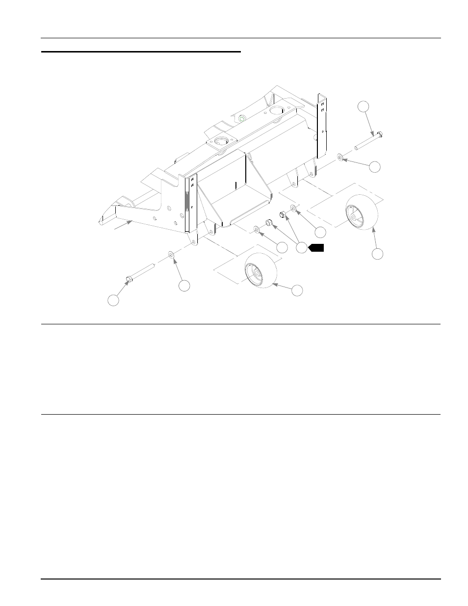 Anti-rollover wheel assembly, Anti-rollover wheel assembly -7, Do not torque, wheel must turn freely | Hustler Turf Diesel Z User Manual | Page 59 / 156