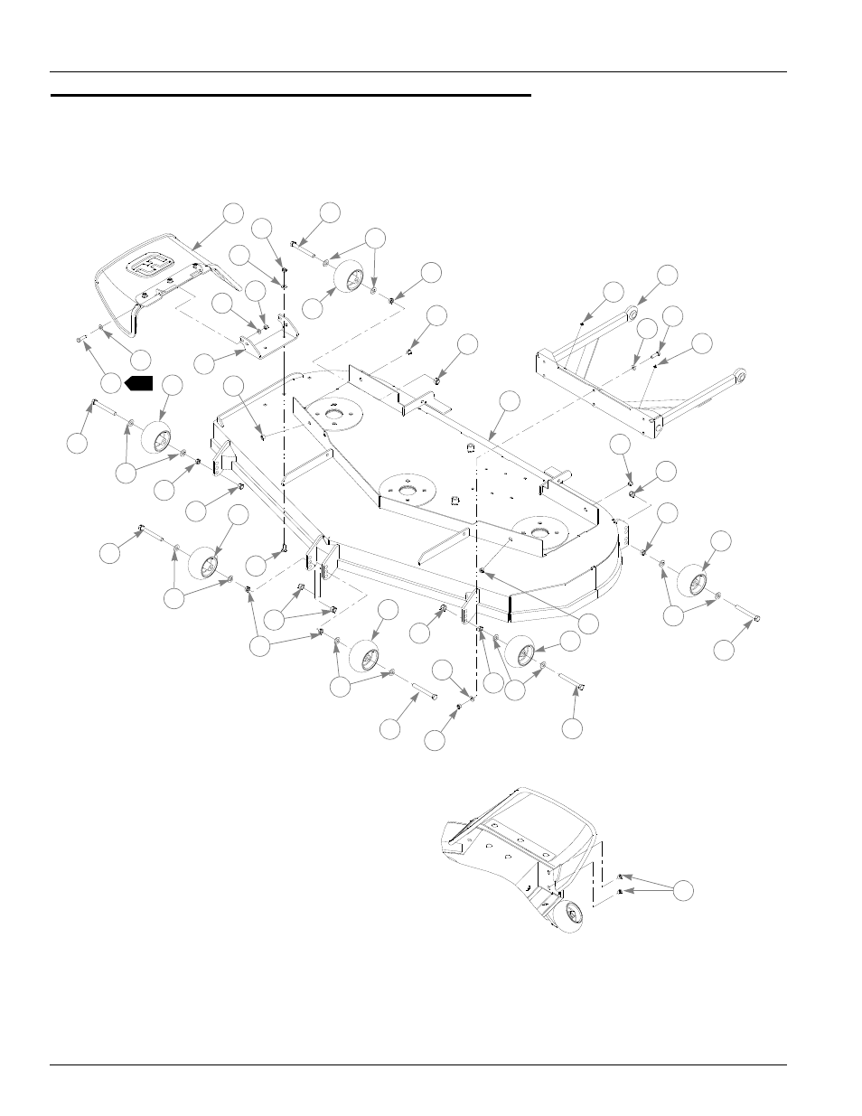 66" side discharge xr7 deck assembly, 66" side discharge xr7 deck assembly -6 | Hustler Turf Diesel Z User Manual | Page 66 / 156