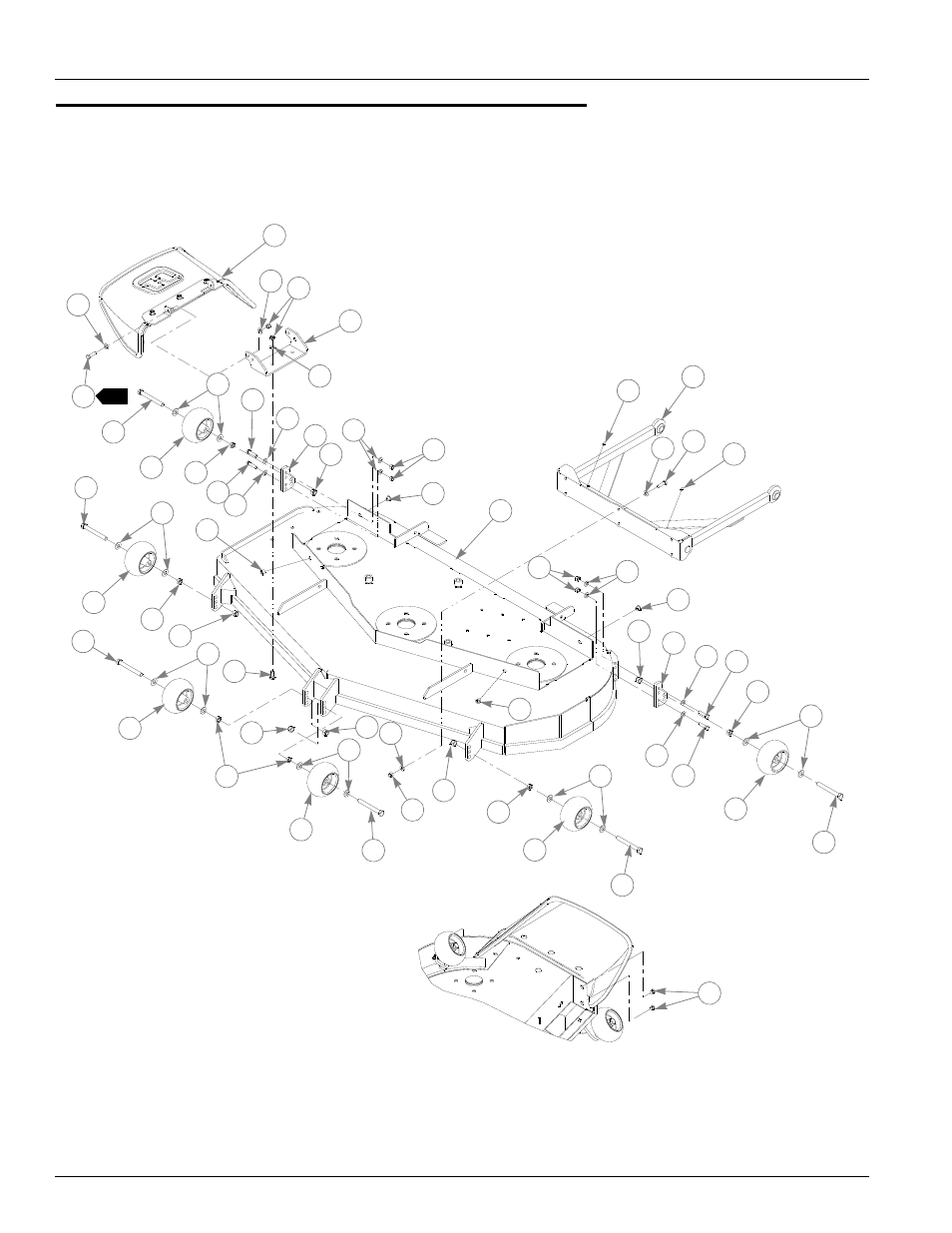 60" side discharge xr7 deck assembly, 60" side discharge xr7 deck assembly -10 | Hustler Turf Diesel Z User Manual | Page 70 / 156