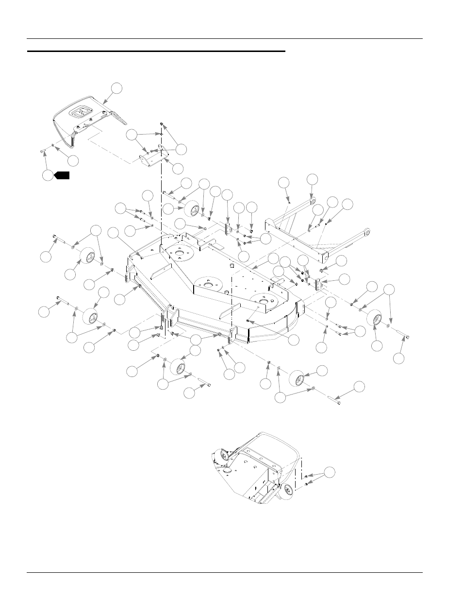 54" side discharge xr7 deck assembly, 54" side discharge xr7 deck assembly -14 | Hustler Turf Diesel Z User Manual | Page 74 / 156