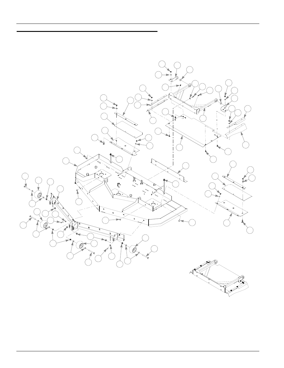 72" rear discharge deck assembly, 72" rear discharge deck assembly -22 | Hustler Turf Diesel Z User Manual | Page 82 / 156