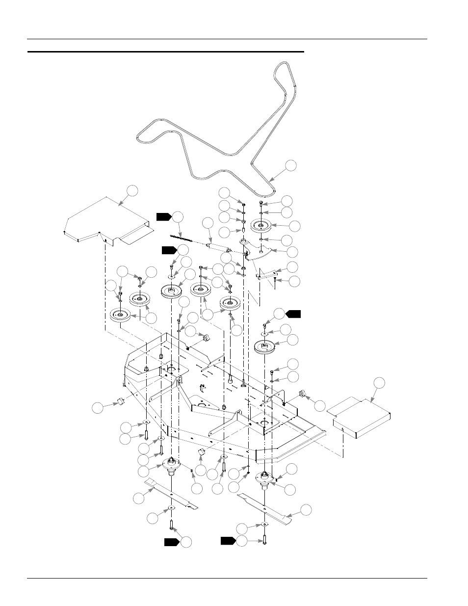 72" rear discharge deck pulley assembly, 72" rear discharge deck pulley assembly -24 | Hustler Turf Diesel Z User Manual | Page 84 / 156