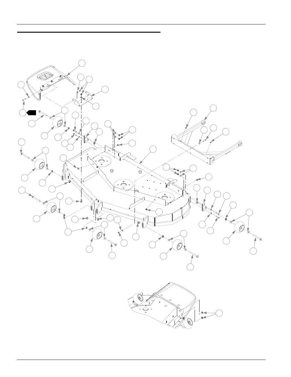60" side discharge deck assembly, 60" side discharge deck assembly -6 | Hustler Turf ATZ 928150 User Manual | Page 54 / 116