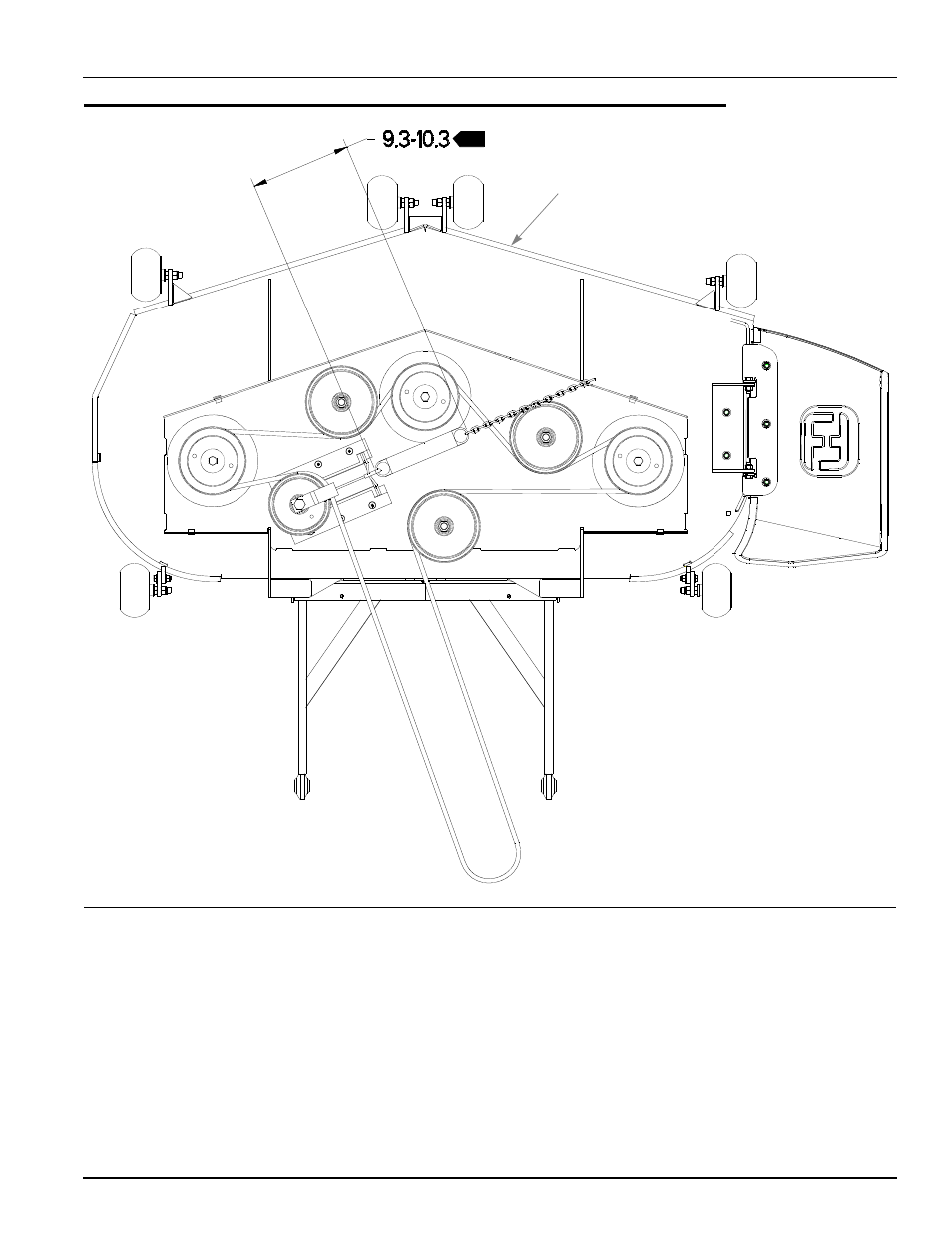 60" side discharge belt routing and tensioning, 60" side discharge belt routing and tensioning -5 | Hustler Turf ATZ 928150 User Manual | Page 71 / 116