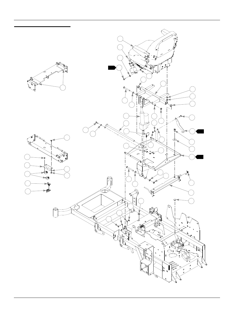 Seat installation, Seat installation -2 | Hustler Turf ATZ 928150 User Manual | Page 80 / 116