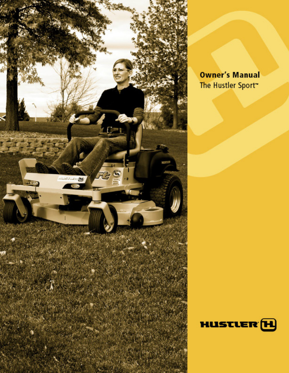 Hustler Turf 36 User Manual | 33 pages