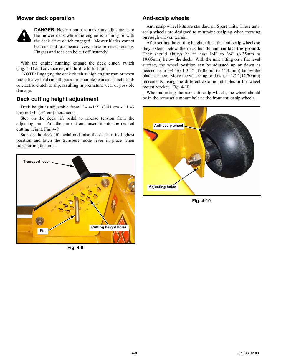 Hustler Turf 36 User Manual | Page 19 / 33