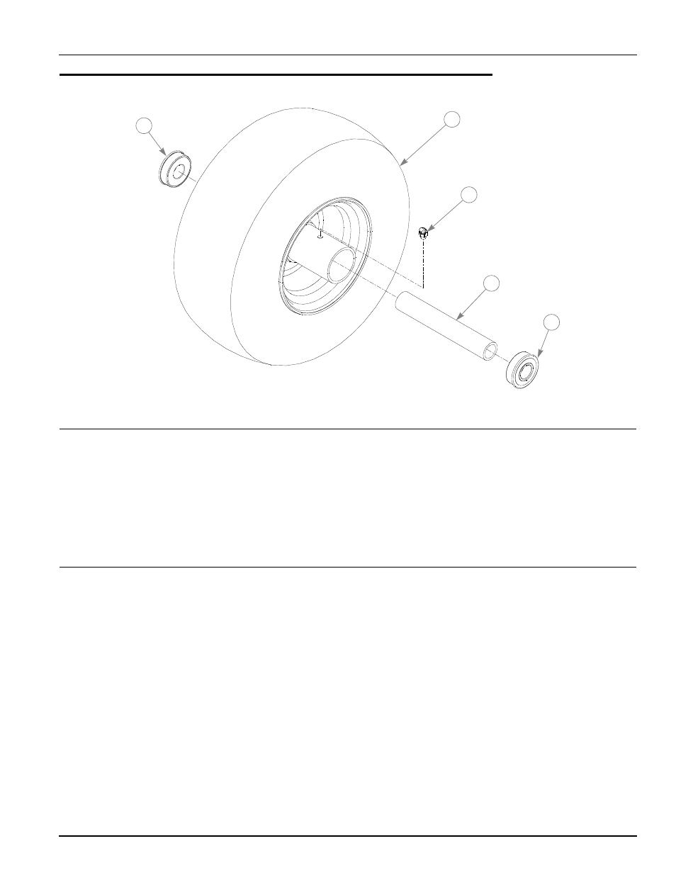 Optional semi-pneumatic tire/wheel-789537, Optional semi-pneumatic tire/wheel—789537 -5 | Hustler Turf Z XR7 User Manual | Page 47 / 114