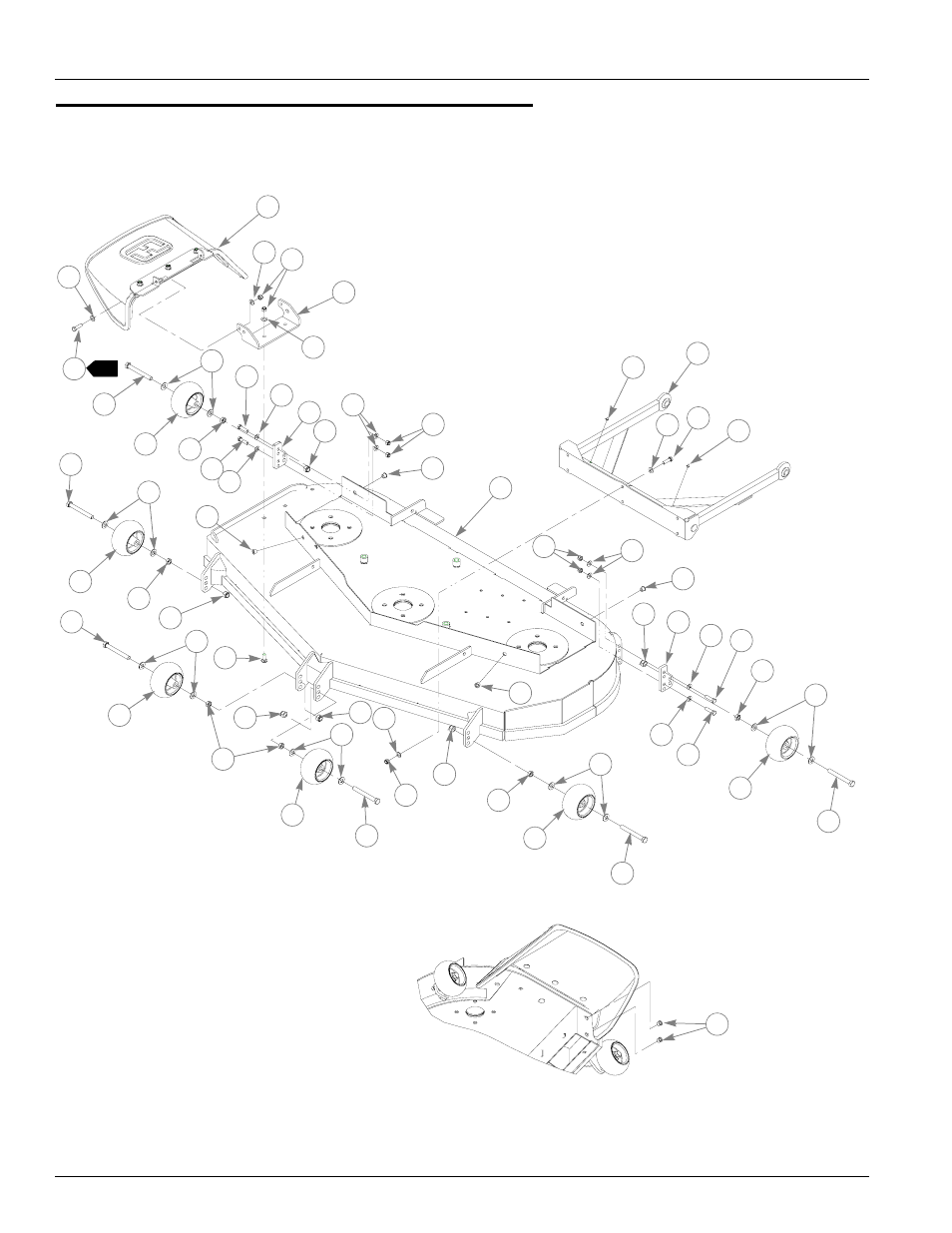 60" side discharge deck assembly, 60" side discharge deck assembly -6 | Hustler Turf Z XR7 User Manual | Page 56 / 114