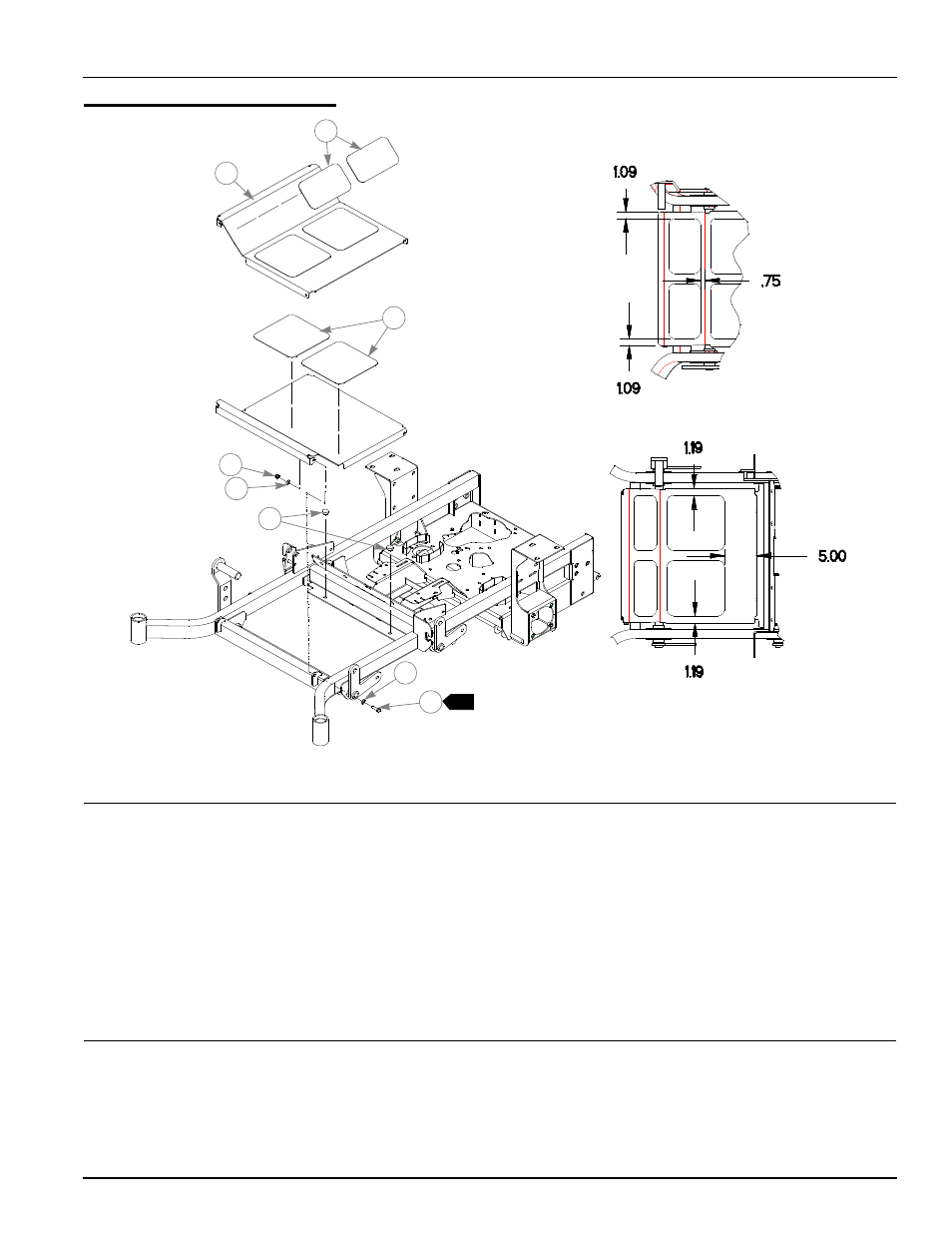 Footrest assembly, Footrest assembly -3 | Hustler Turf Z XR7 User Manual | Page 9 / 114