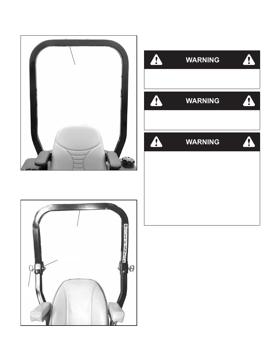 Warning | Hustler Turf FASTRAK 60 User Manual | Page 21 / 46