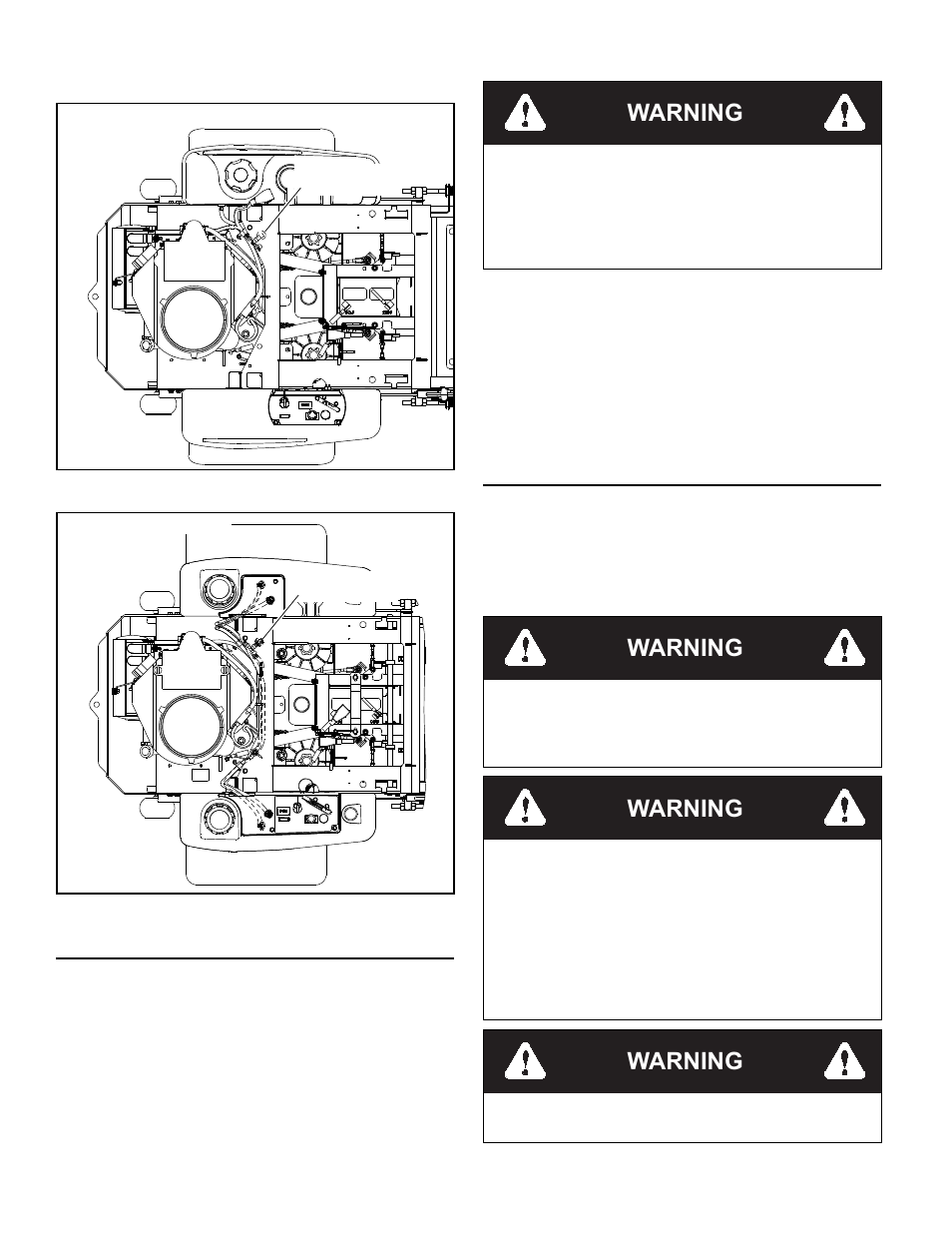 Belts -6, Mower blade maintenance -6, Warning | Hustler Turf FASTRAK 60 User Manual | Page 32 / 46
