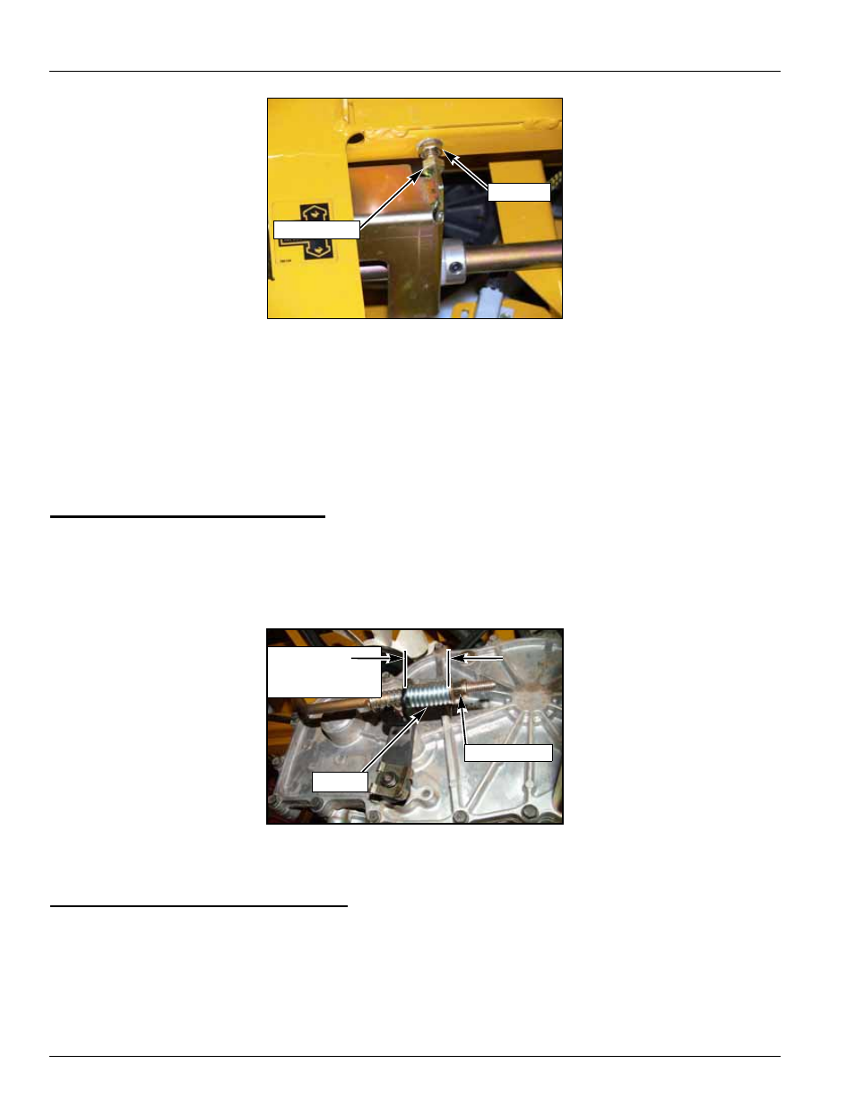 Drive straight adjustment: -36, Park brake spring adjustment -36, Hydraulic pump belt adjustment -36 | Park brake spring adjustment, Hydraulic pump belt adjustment | Hustler Turf 108277 User Manual | Page 106 / 114