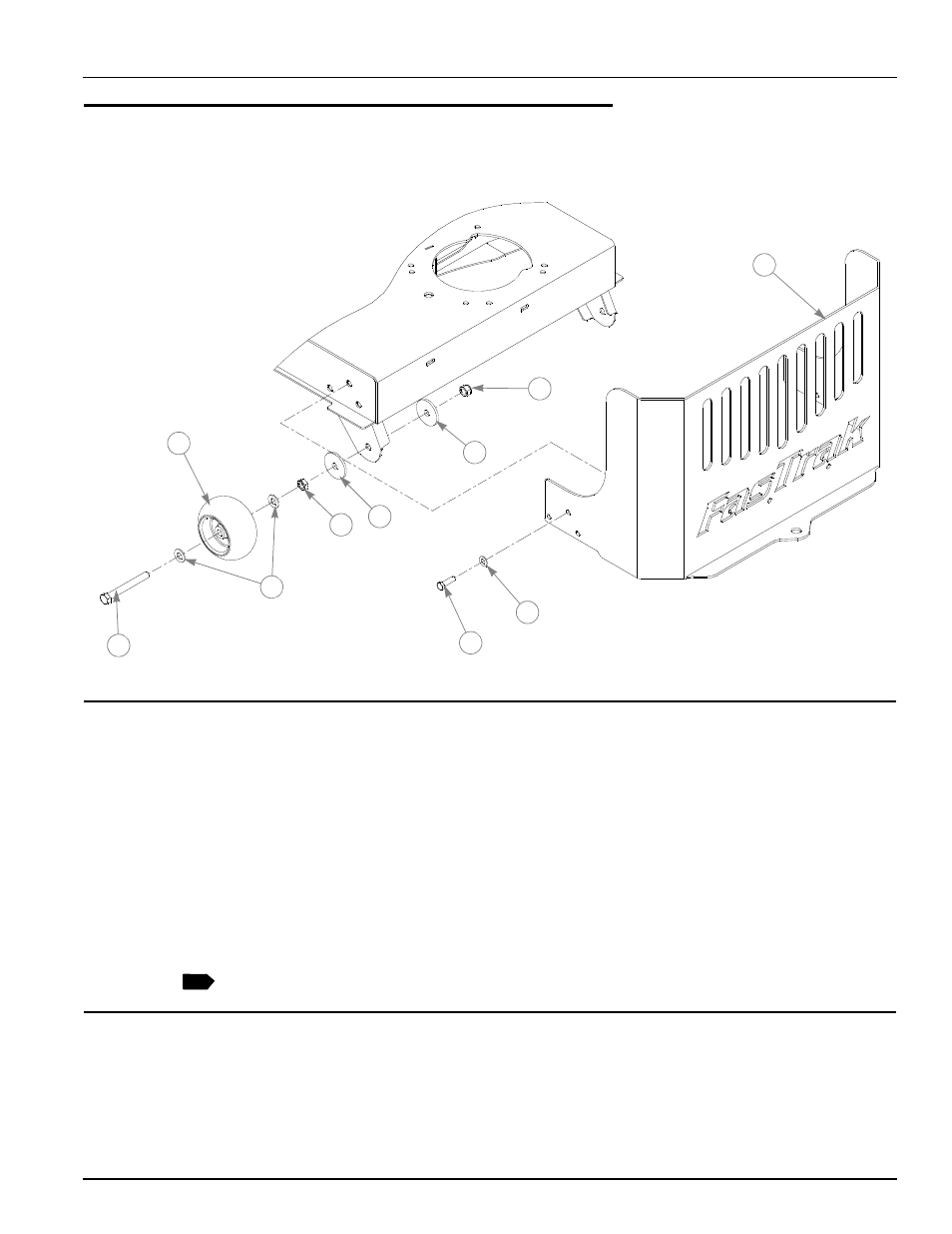 Engine guard and anti rollover wheels, Engine guard and anti rollover wheels -3, Includes items 2 through 5 | Hustler Turf 108277 User Manual | Page 11 / 114