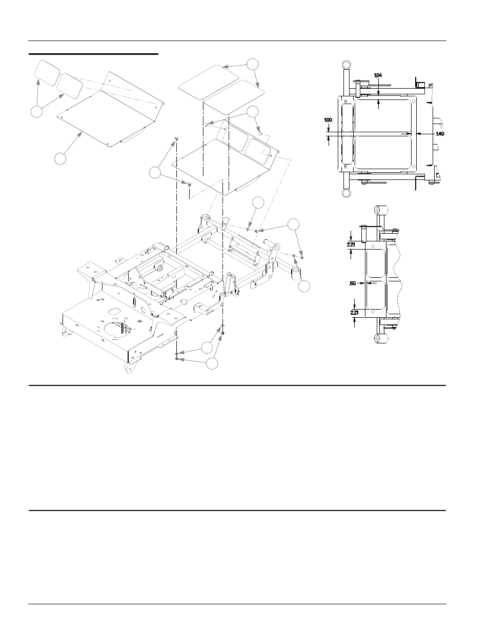 Footrest assembly, Footrest assembly -4 | Hustler Turf 108277 User Manual | Page 12 / 114