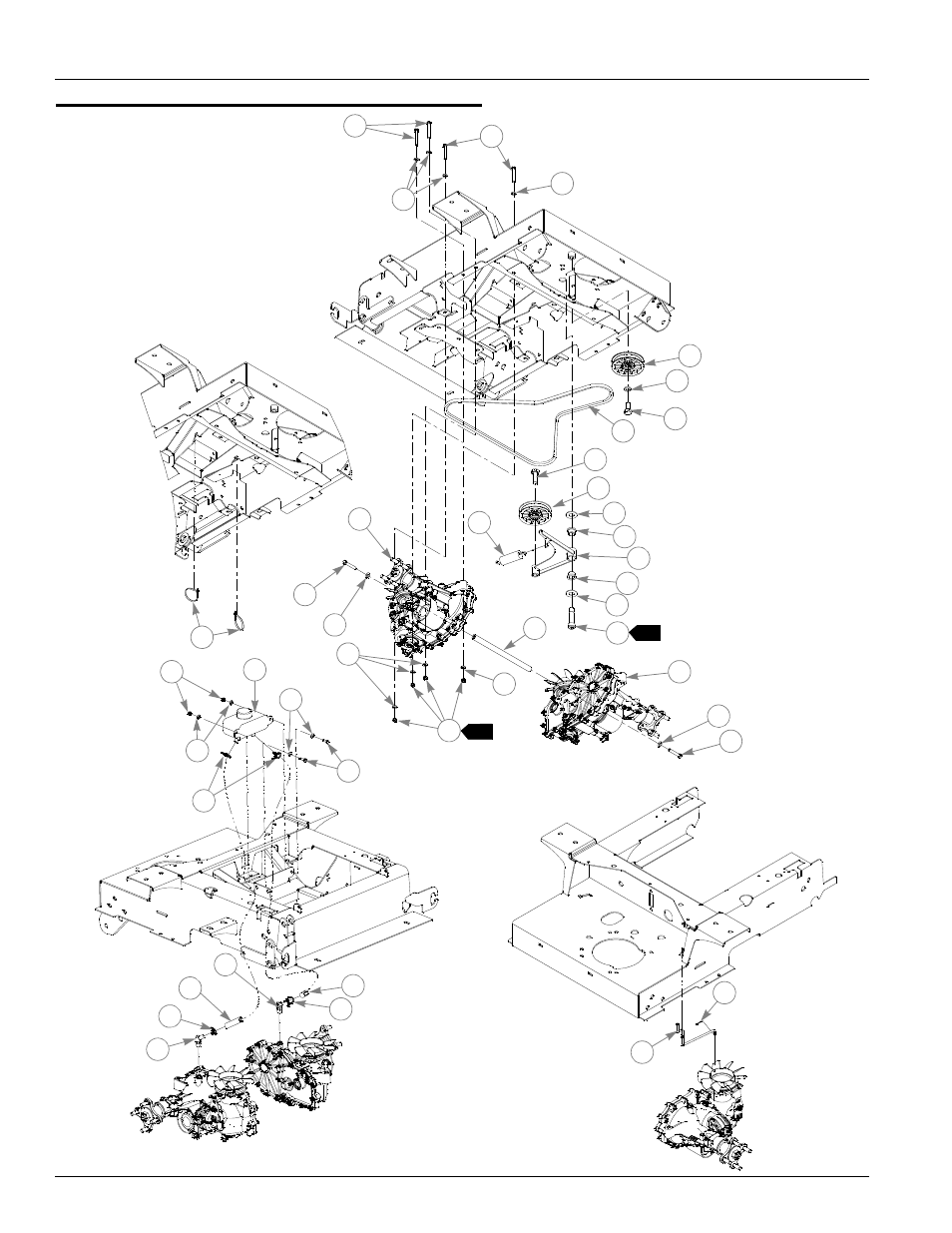 Hydro transmission installation, Hydro transmission installation -6 | Hustler Turf 108277 User Manual | Page 18 / 114