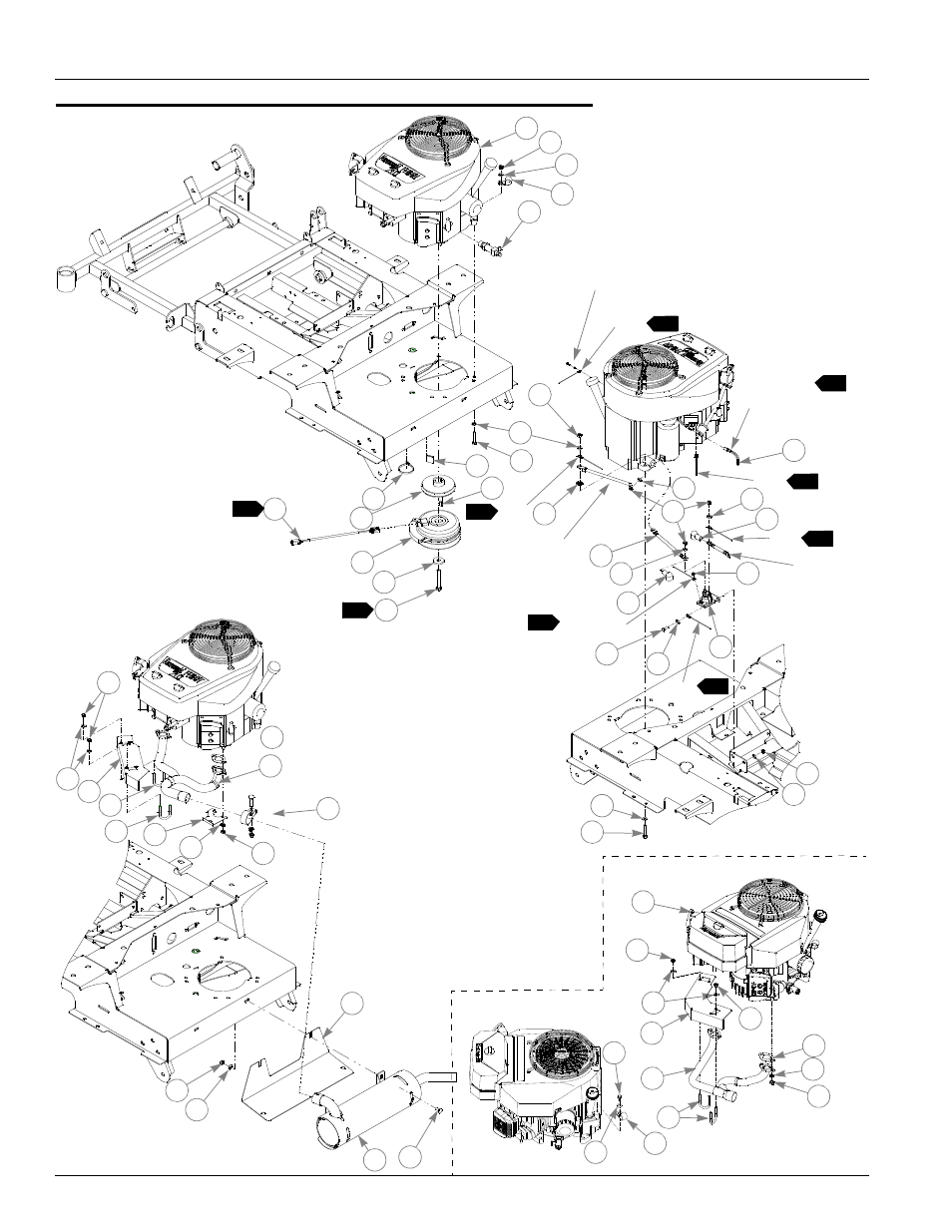 Kawasaki 19 & 21 hp engine installation, Kawasaki 19 & 21 hp engine installation -4 | Hustler Turf 108277 User Manual | Page 28 / 114