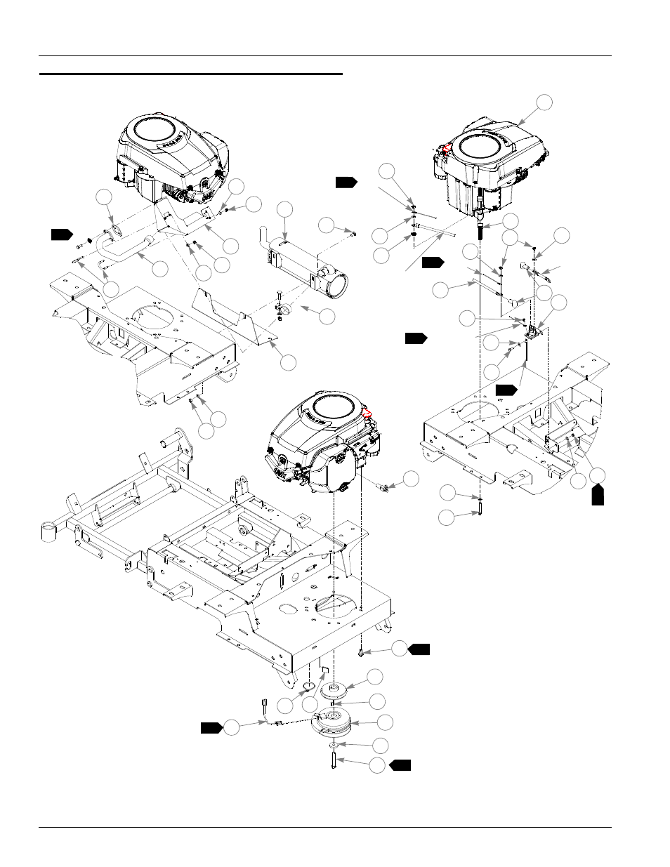 Kohler 19 hp engine installation, Kohler 19 hp engine installation -8 | Hustler Turf 108277 User Manual | Page 32 / 114