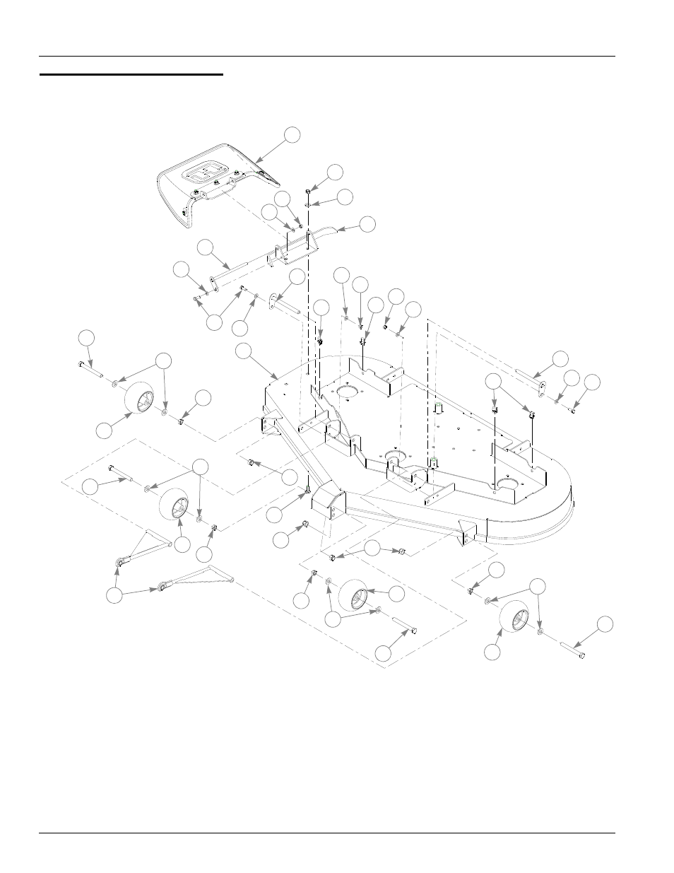 54" deck assembly, 54" deck assembly -2 | Hustler Turf 108277 User Manual | Page 50 / 114
