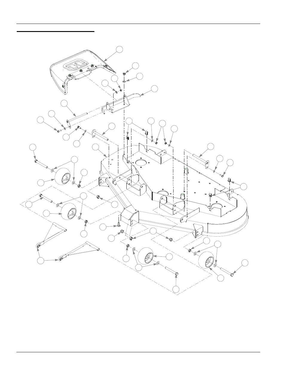 48" deck assembly, 48" deck assembly -6 | Hustler Turf 108277 User Manual | Page 54 / 114