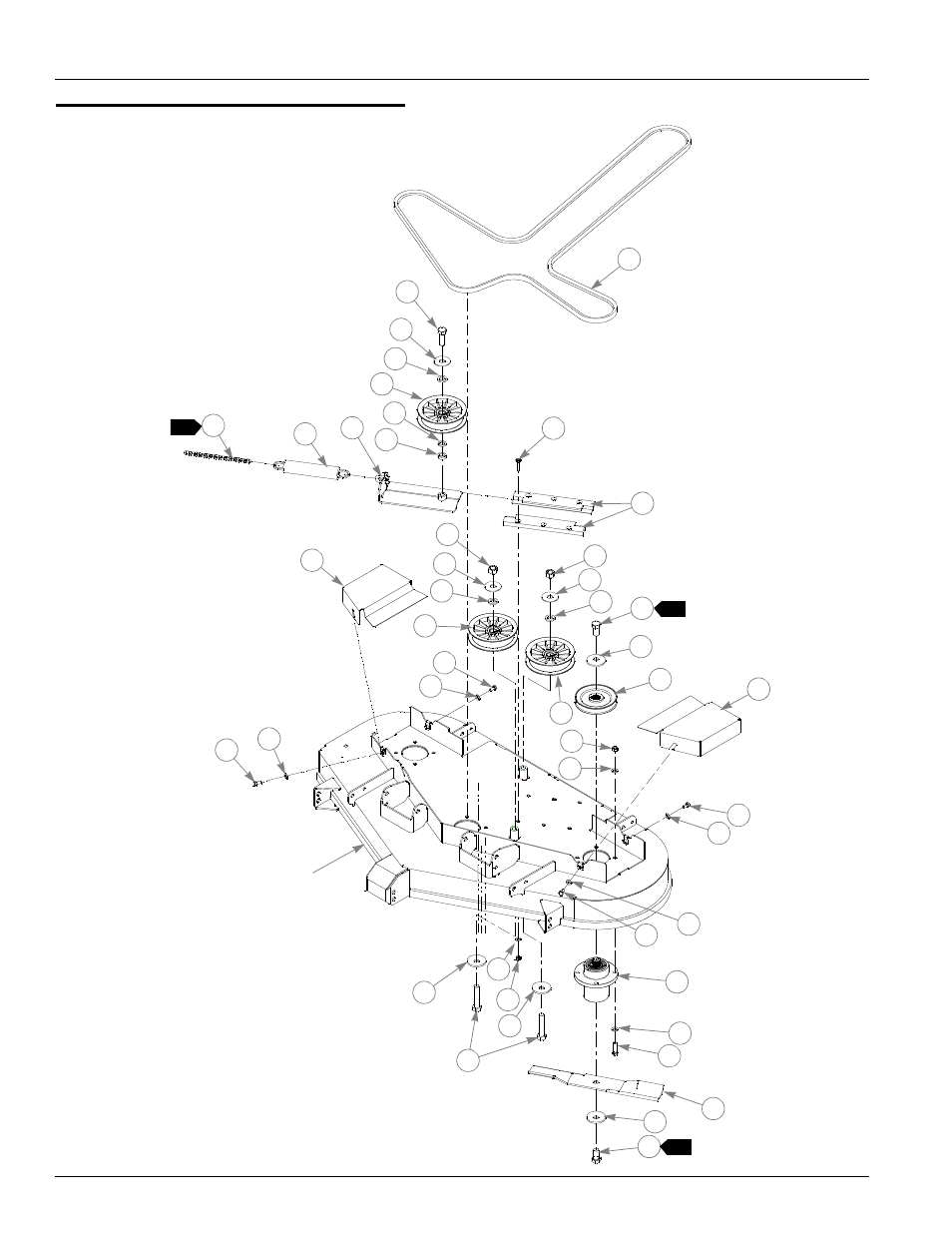 48" deck pulley assembly, 48" deck pulley assembly -8 | Hustler Turf 108277 User Manual | Page 56 / 114