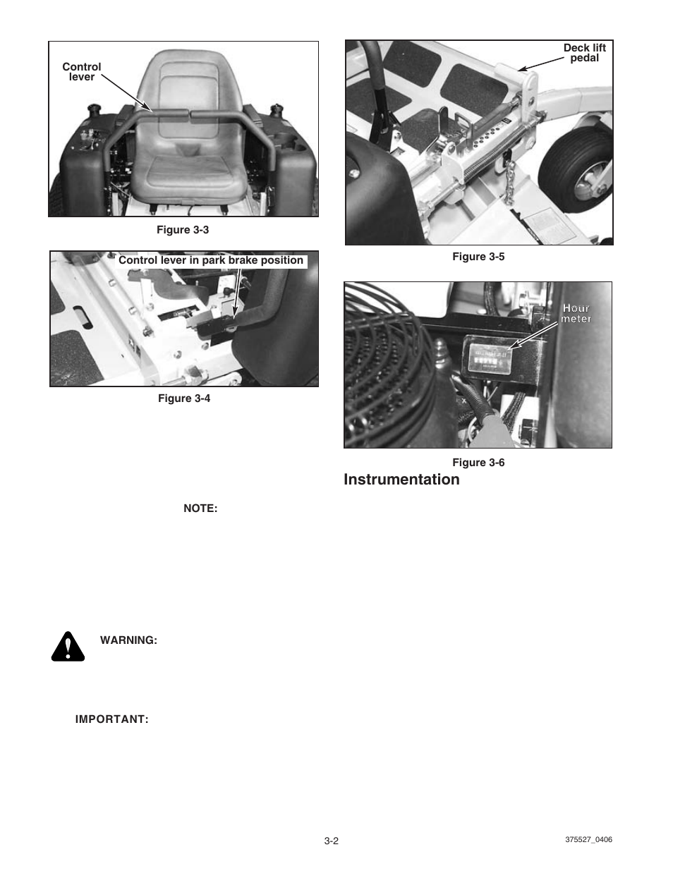 Instrumentation | Hustler Turf Hustler Z User Manual | Page 16 / 53