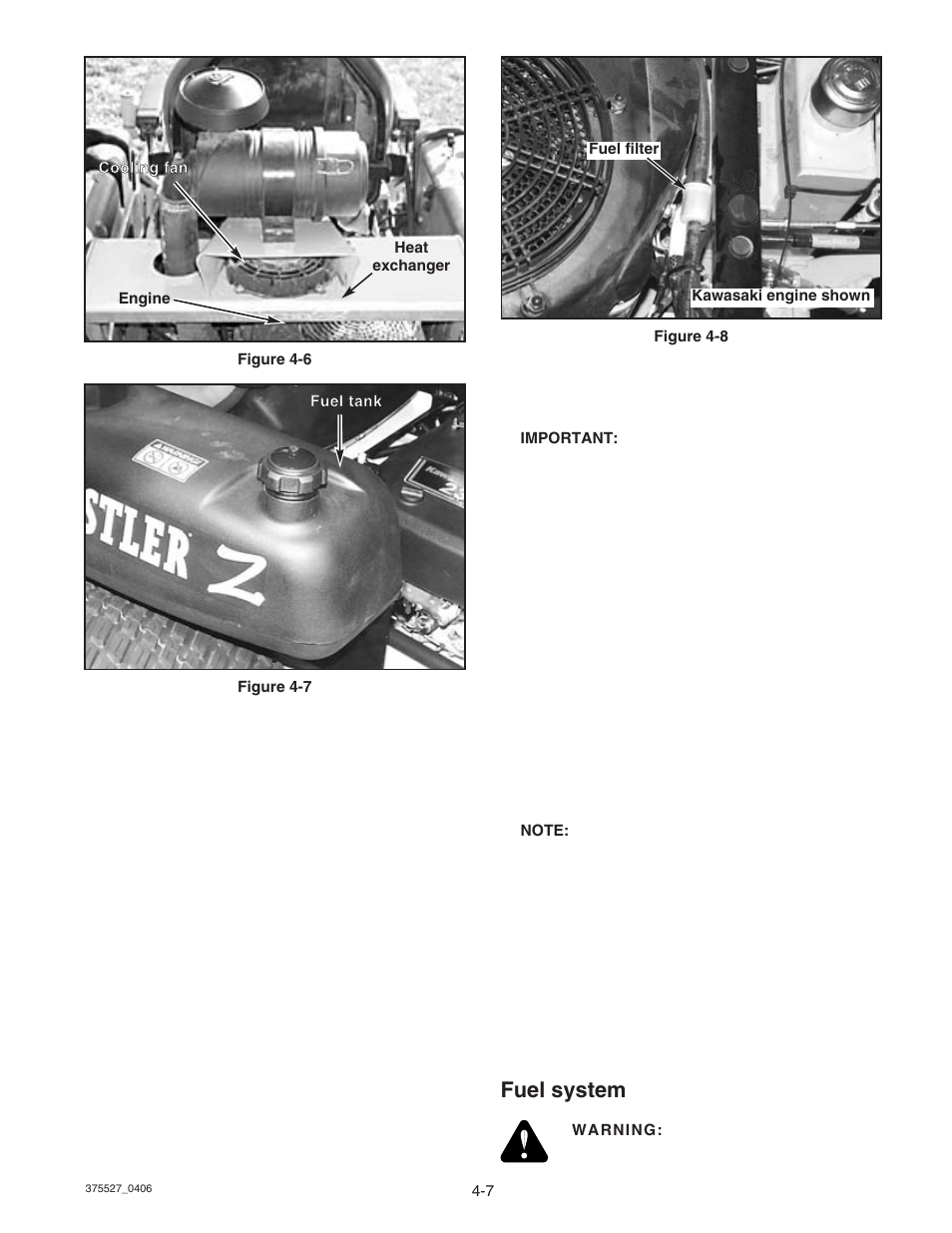 Fuel system | Hustler Turf Hustler Z User Manual | Page 27 / 53