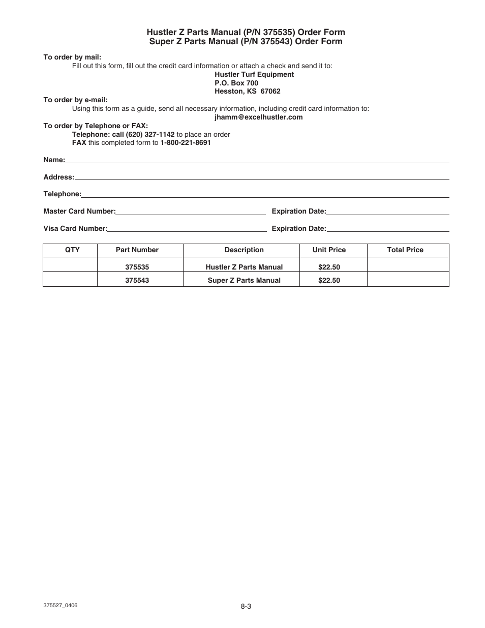 Hustler Turf Hustler Z User Manual | Page 49 / 53