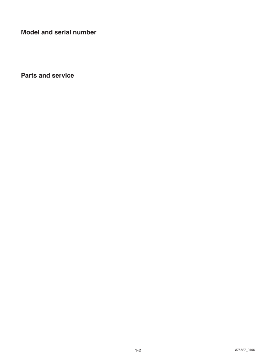 Model and serial number, Parts and service | Hustler Turf Hustler Z User Manual | Page 6 / 53