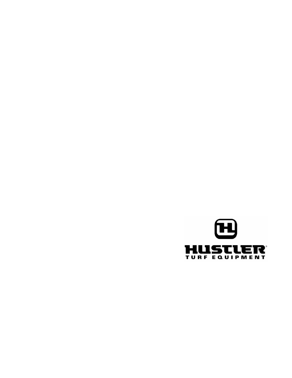 Hustler Turf 3700 User Manual | 40 pages