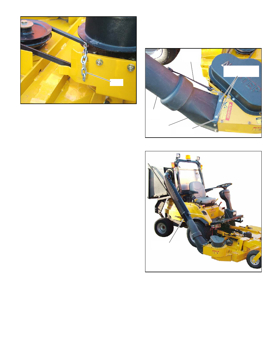 Catcher box preparation, Final connection | Hustler Turf 3700 User Manual | Page 11 / 40