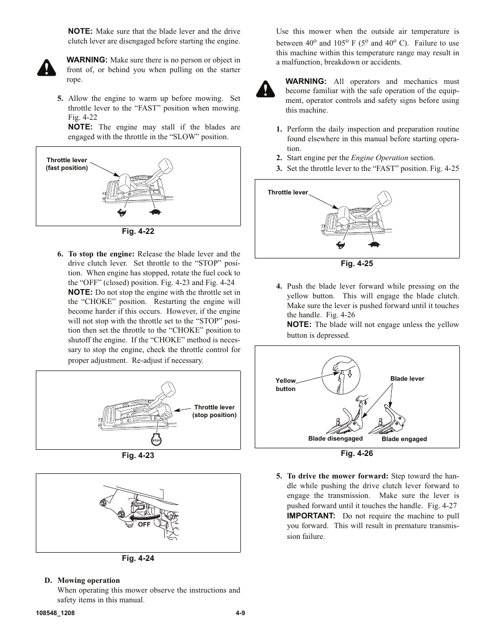 Hustler Turf M-1 User Manual | Page 16 / 51