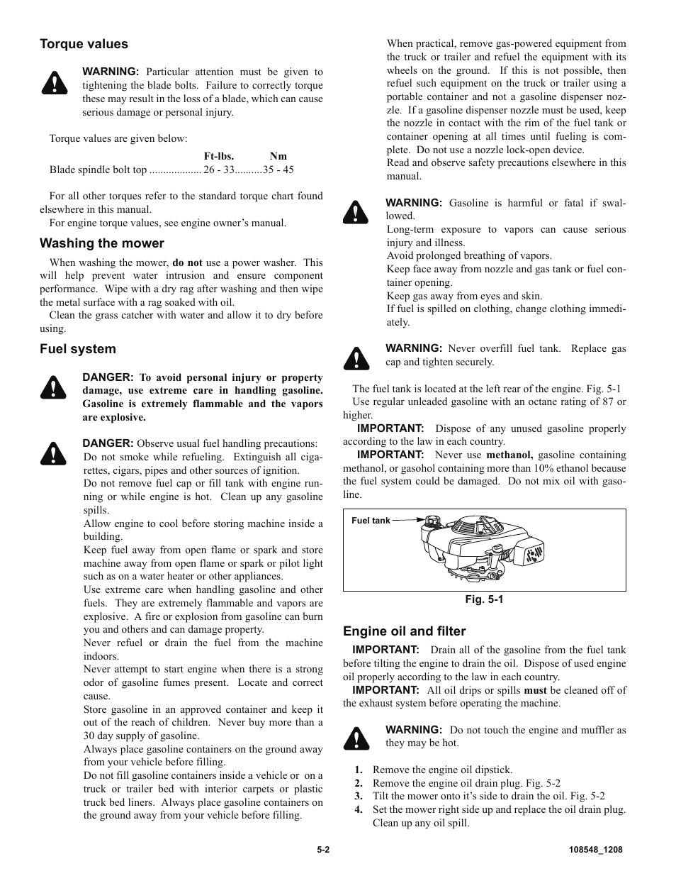 Hustler Turf M-1 User Manual | Page 21 / 51