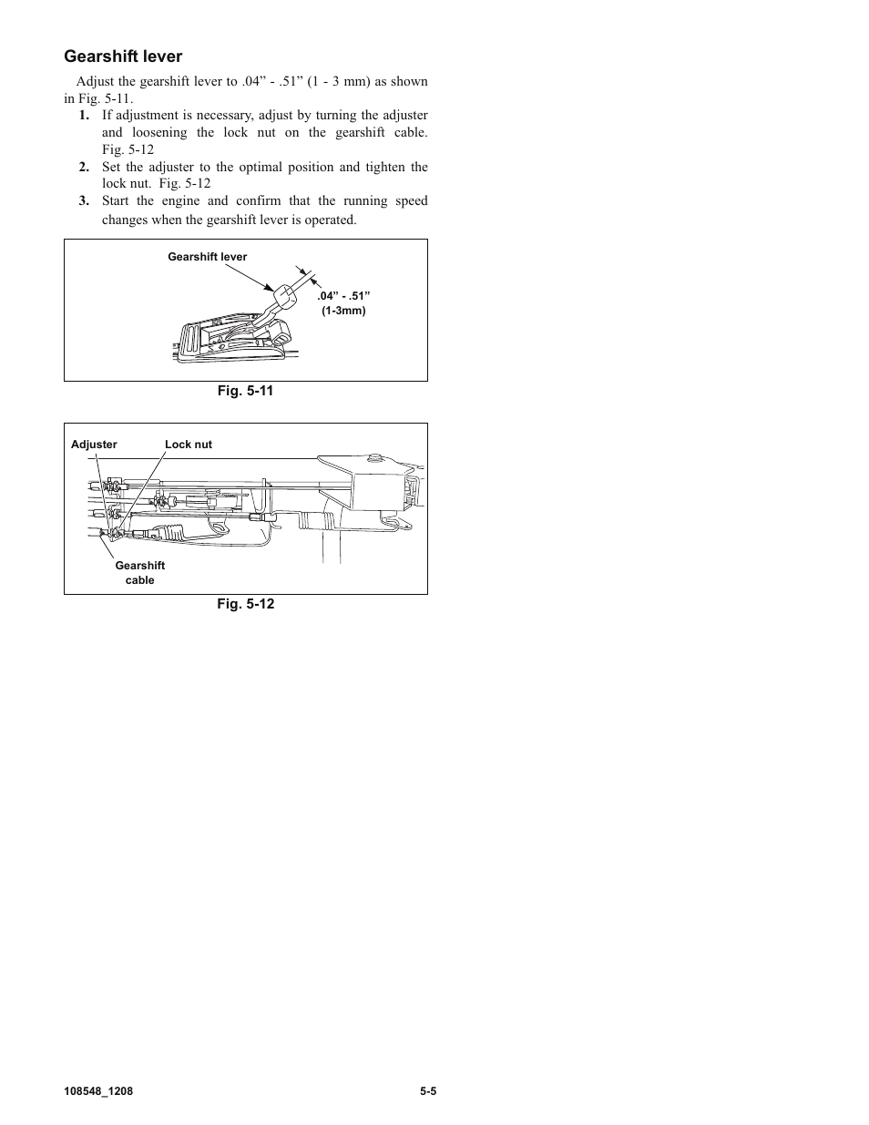 Gearshift lever | Hustler Turf M-1 User Manual | Page 24 / 51